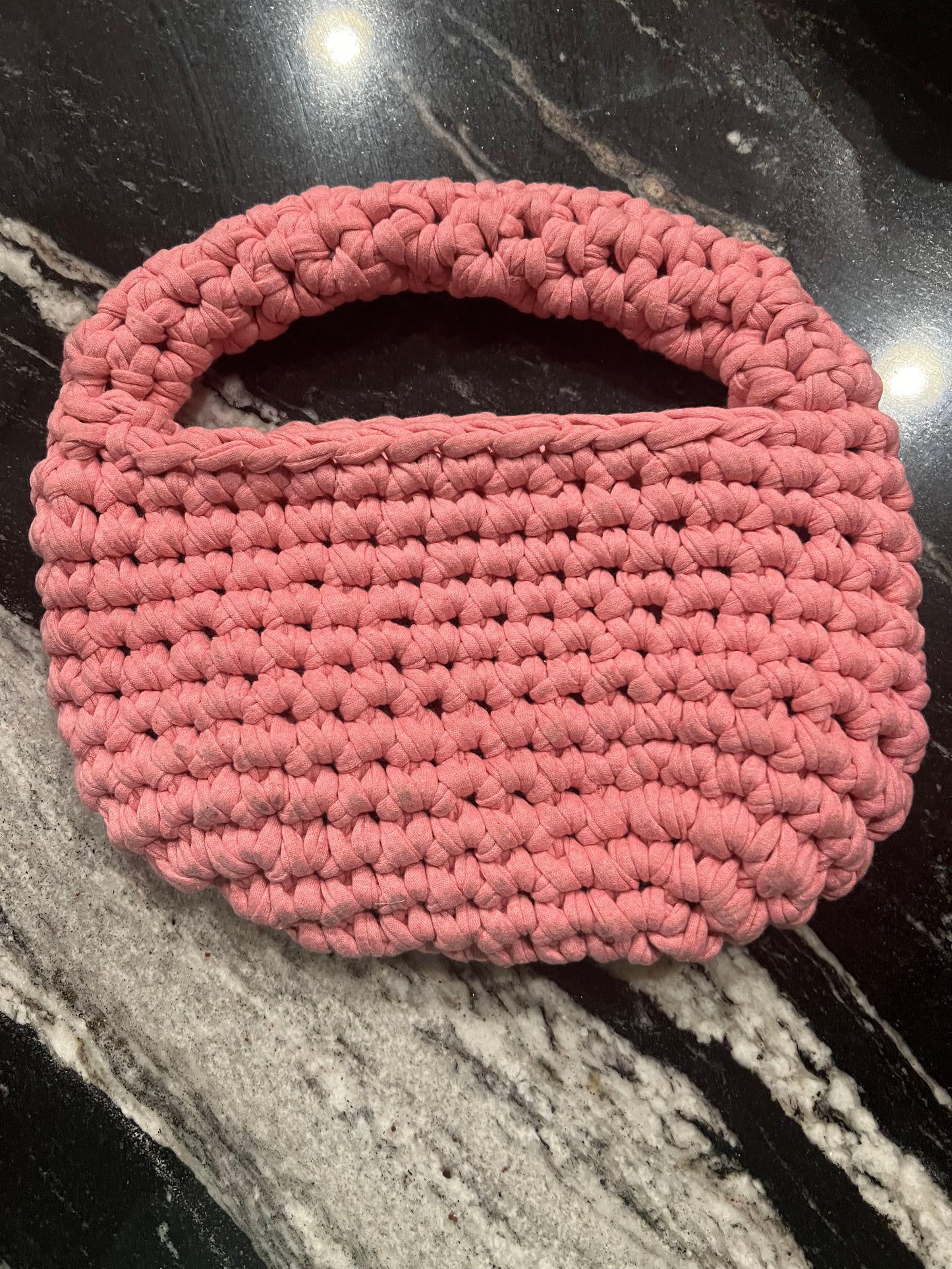 pink bucket handbag